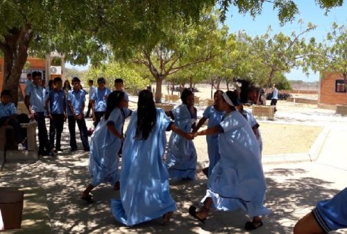 Encuentro con estudiantes del IE Laachón Mayapo