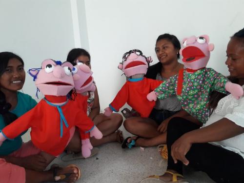 ¡Títeres con la comunidad Wayuu!